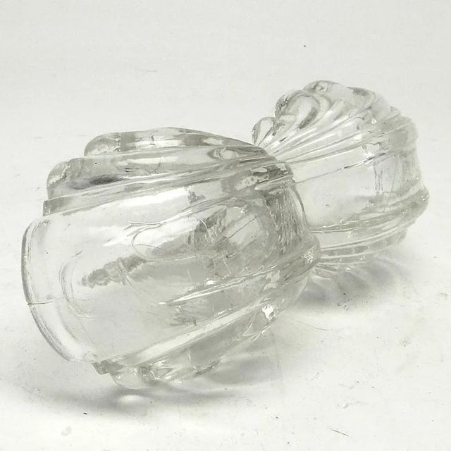 Art Nouveau Salt and Pepper Holder by Niemen Glassworks, Poland, 1920s For Sale - Image 3 of 9