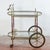 Vintage Serving Trolley with Glass Trays For Sale - Image 9 of 9