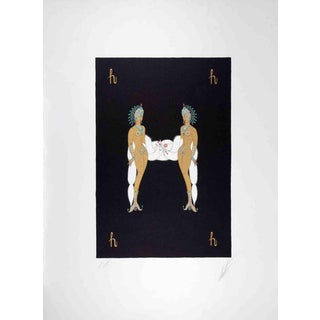 Erté, Nude Letter H, 1976, Lithograph For Sale