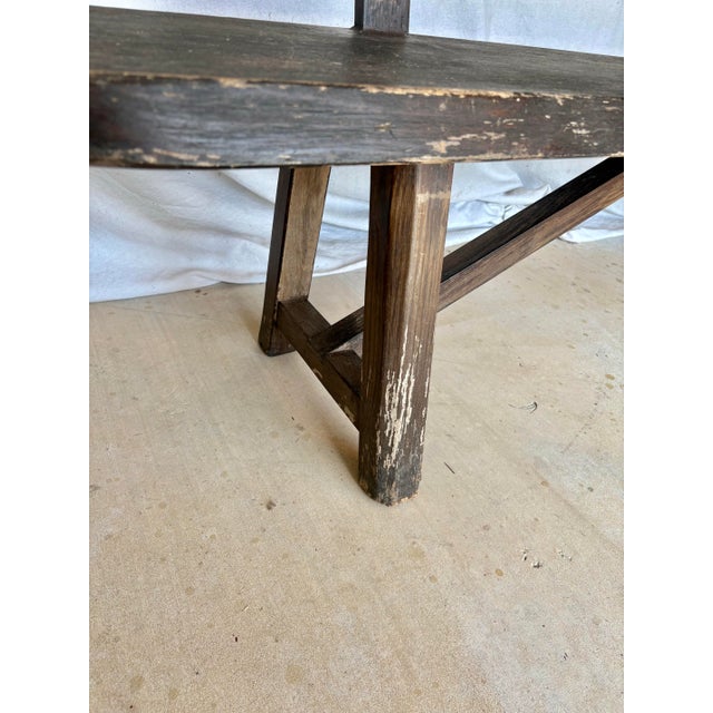 Mid 20th Century Mid 20th Century Scandinavian Sculptural Bench For Sale - Image 5 of 12