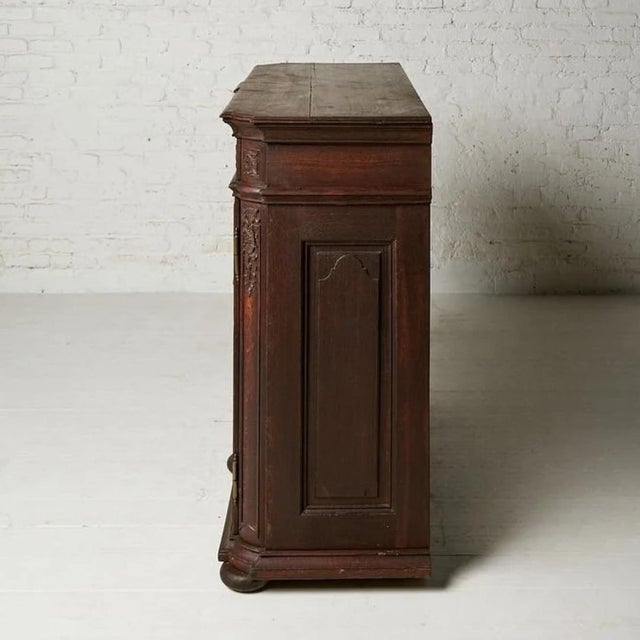 Early 20th Century 20th Century Belgian Walnut Server For Sale - Image 5 of 6