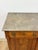 Antique French Provincial Marble Burlwood Buffet 2 Drawer Locking Cabinet For Sale In Tampa - Image 6 of 18
