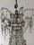 Mid 19th Century 19th C Rare Crystal Beaded Empire Chandelier French Hand Tied Oval Prisms, C1850 For Sale - Image 5 of 17