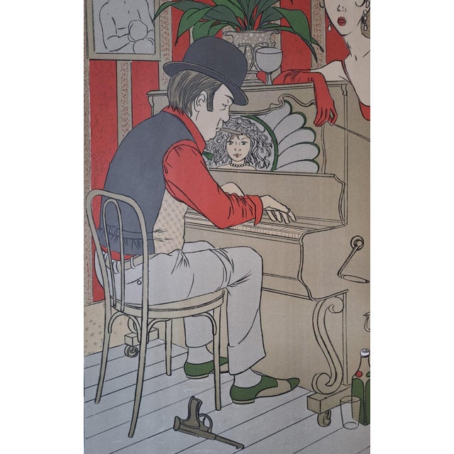Philippe Henri Noyer, The Pianist, 1970, Lithograph For Sale - Image 4 of 7
