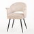 Jules Leleu Pair of Lounge Chairs in the Manner of Jules Leleu, C. 1960. For Sale - Image 4 of 4
