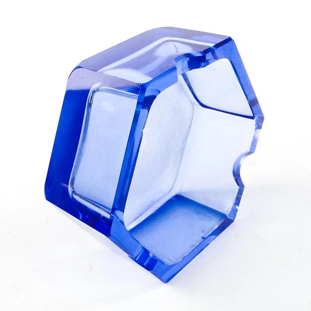 Art Deco Ashtray from Moser, Former Czechoslovakia, 1950s, in Very Good conditions. Designed 1950 to 1959 This piece has...