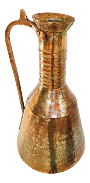 19th Century Middle Eastern Persian Metal Copper Water Jar