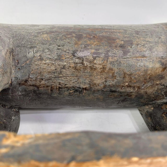 Wood Early 20th Century Baule Hyena Wood Figure Côte d’Ivoire For Sale - Image 7 of 11