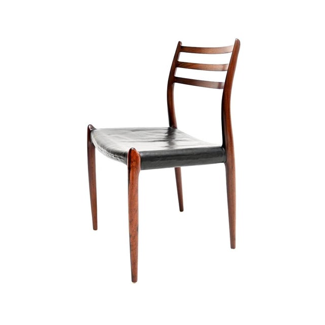 Danish Model 78 and 62 Dining Chairs attributed to Niels Moller for J.L. Møllers, 1960s, Set of 6 For Sale - Image 12 of 17