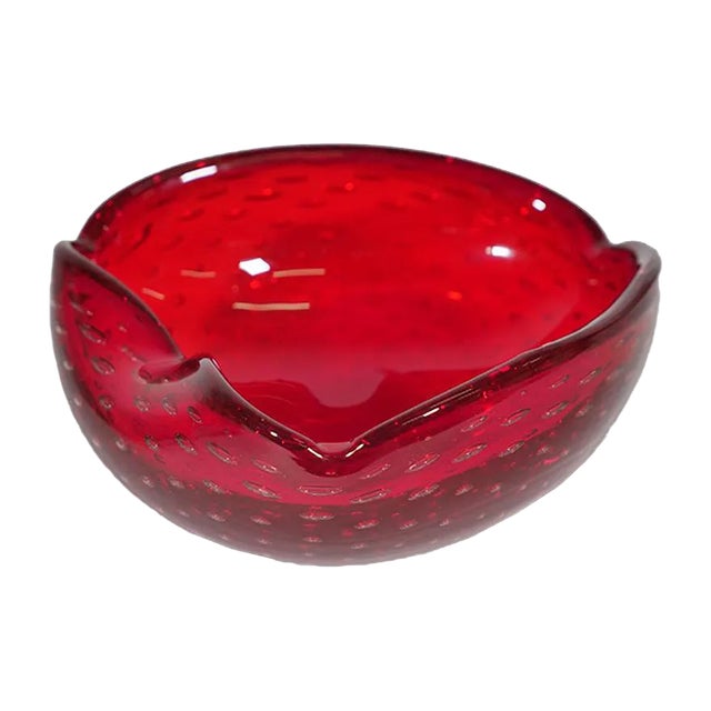 Murano Glass Bowl by Carlo scarpa for Venini, 1960s For Sale