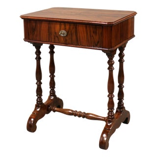 Antique Walnut Coffee Table, 1800s For Sale
