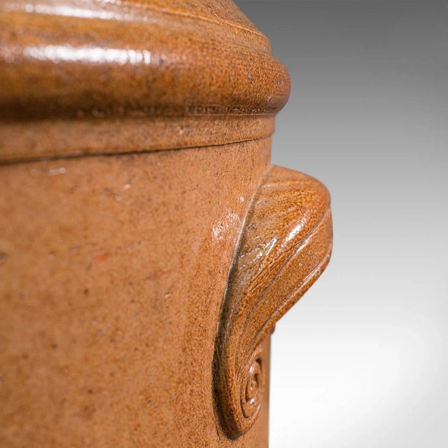 1870s Antique Victorian English Ceramic Decorative Water Purifying Filter For Sale - Image 12 of 13