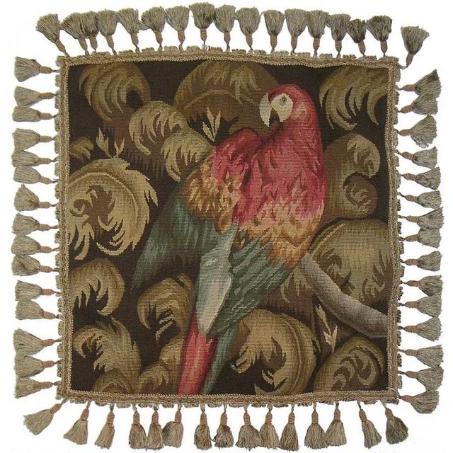 Overall measurements (inches) 20H x 20W x 4D. A colorful parrot or tropical bird shows off his feathers on this handsome...