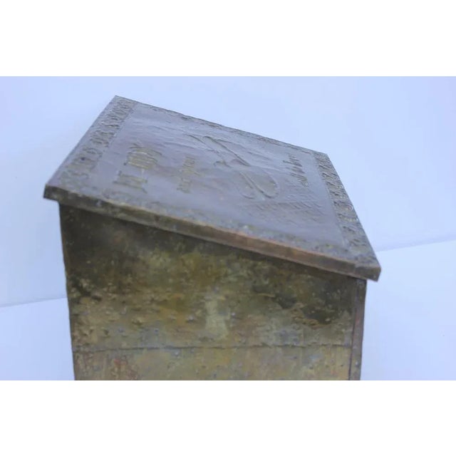 English Brass Shoe Shine Stand For Sale - Image 6 of 10