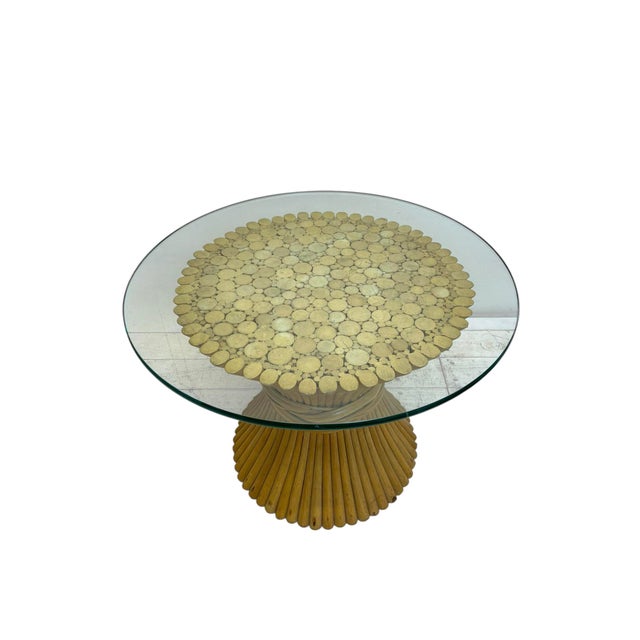 McGuire Mid-Century Organic Bamboo Sheaf of Wheat Coffee Table by McGuire, 1970s For Sale - Image 4 of 8