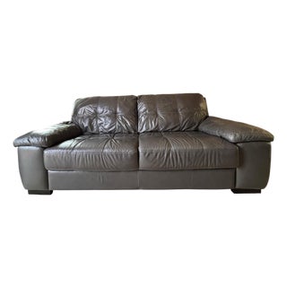 Chateau D’Ax Leather Sofa, Designed by the Italian Furniture Brand Chateau D’Ax For Sale