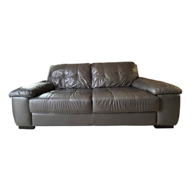 Chateau D’Ax Leather Sofa, Designed by the Italian Furniture Brand Chateau D’Ax For Sale