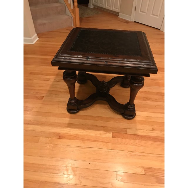 Marge Carson Square End Table Chairish