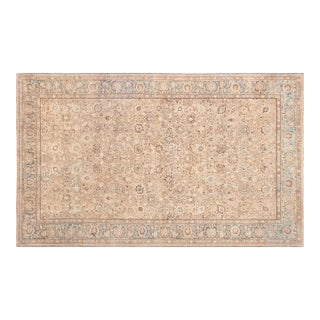 Authentic Early 20th Century Persian Tabriz Handmade Wool Carpet For Sale