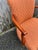 Pair of Vintage Queen Anne Style Upholstered Arm Chairs For Sale - Image 9 of 17