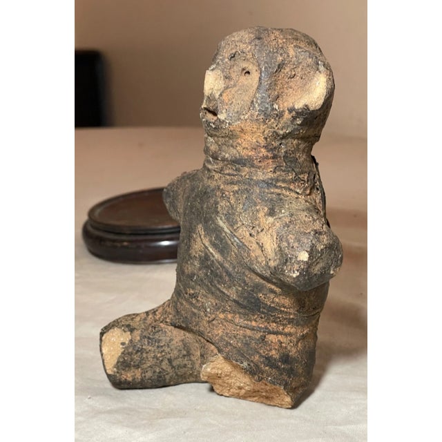 Brown Antique 19th Century Terracotta Makonde Fetish Doll Figure Tanzania East Africa For Sale - Image 8 of 12