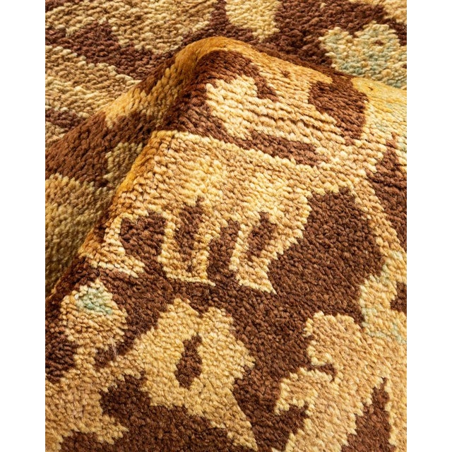 Textile Eclectic, One-of-a-Kind Hand-Knotted Area Rug in Red, 6' 3" x 9' 6" For Sale - Image 7 of 8