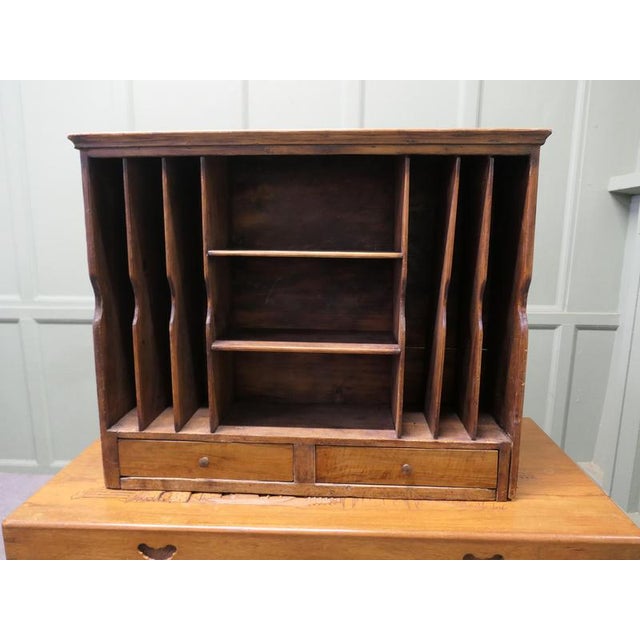 French Post Office Filing Shelf in Pine, 1900 For Sale - Image 6 of 7