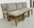 Modern Modern Upholstered Walnut Dining Chairs - Set of 6 For Sale - Image 3 of 6