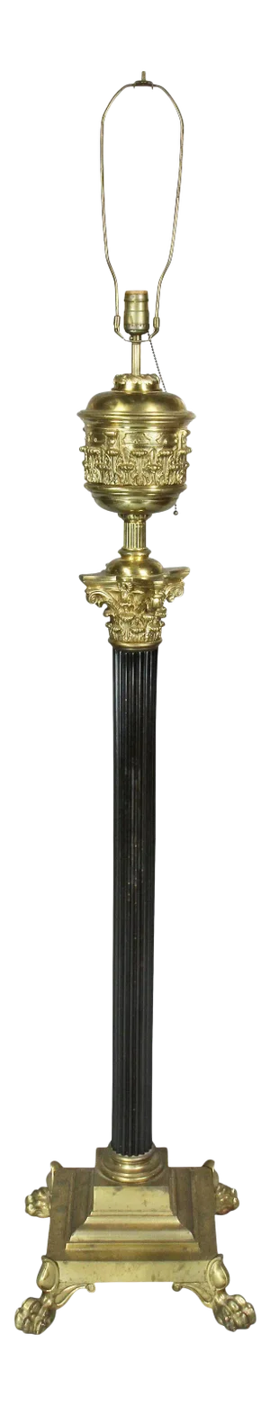 Victorian Brass Floor Lamp