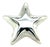 1990s Tiffany & Co Estate Puffed Star Brooch Sterling Silver For Sale