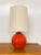 1960s Large Mid-Century Modern Red Table Lamp For Sale In Cleveland - Image 6 of 6