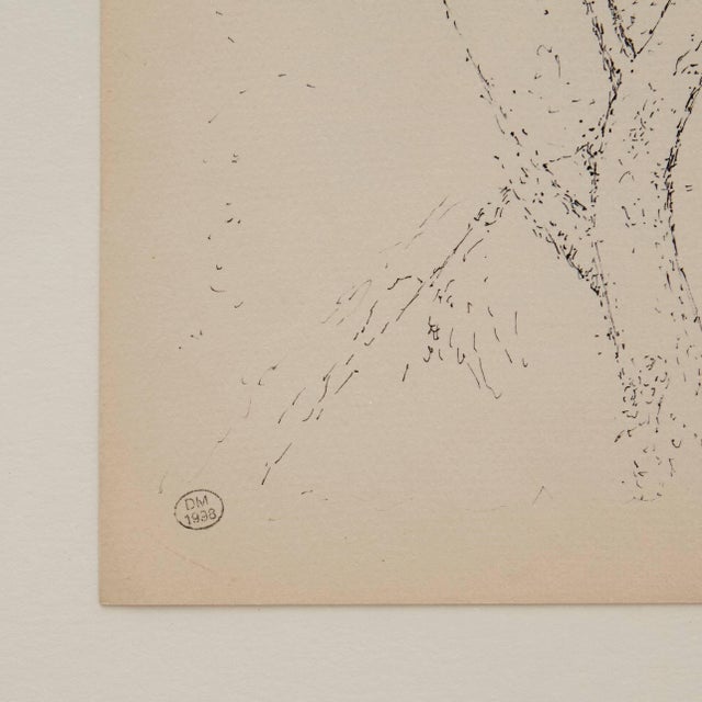 1960s Dora Maar, Pointillist Composition, 20th-century, Ink on Paper For Sale - Image 5 of 16