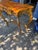 1920s Small Antique Gilt Italian Faux Marble Top Console Table Serpentine Front For Sale - Image 5 of 5
