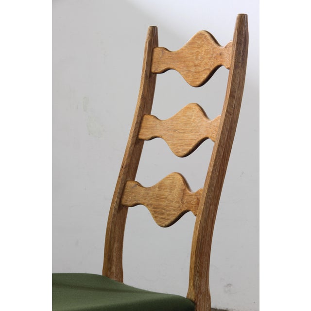 Vintage Danish Tall Back Brutalist Chairs by Henning Kjærnulf, 1960s, Set of 8 For Sale - Image 11 of 18