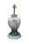 Chinoiserie 2 Antique French Floral Painted Butterfly Ginger Jar Mantel Urn Lamps Pair 34" For Sale - Image 3 of 18