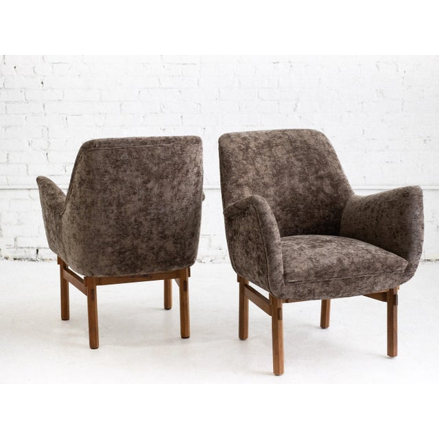 Cassina Italian Armchairs Attributed to Ico Parisi for Cassina For Sale - Image 4 of 11