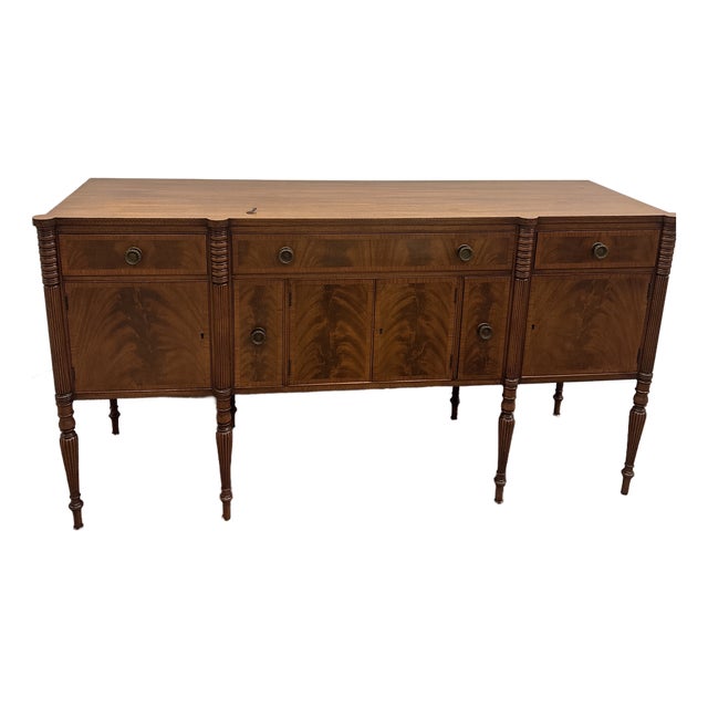 Late 19th, Early 20th Century Landstrom Mahogany Sideboard For Sale