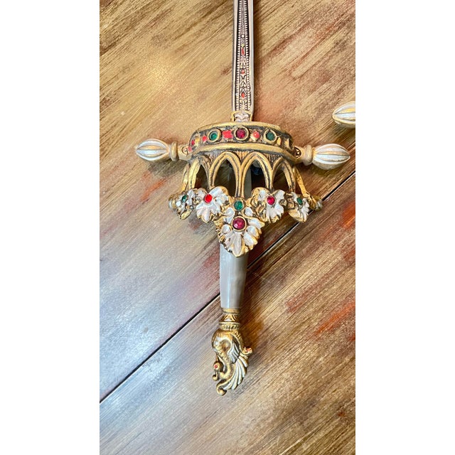1960s A Pair of Vintage Spanish Ceremonial Rapier-Style Swords! For Sale - Image 5 of 11
