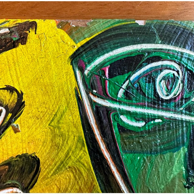 1960s 1967 Titled Original Peter Keil Painting - Junge Wilde Collection For Sale - Image 5 of 6