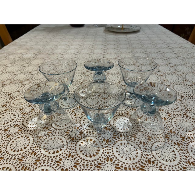 Vintage Swedish Gulli Ingrid Skruf Cocktail Glasses - Set of 6 For Sale - Image 9 of 11