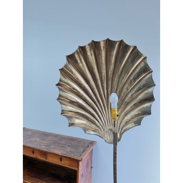 1970s Tommaso Barbi Conchiglia Floor Lamp, Italy For Sale - Image 16 of 18