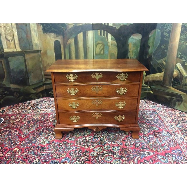 1980s Vintage Bachelor Chest, Four Drawer Chest, Statton Furniture For Sale - Image 5 of 16