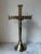 Mid 20th Century Standing Brass Crucifix, Also Known as an Altar Cross For Sale - Image 5 of 18