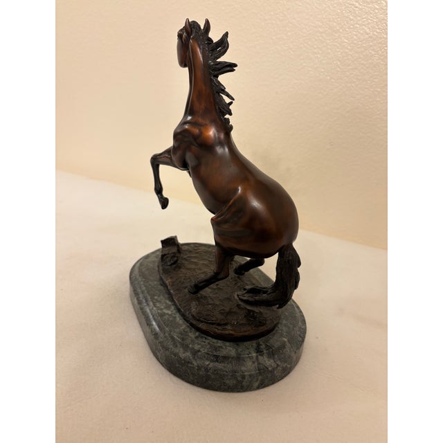 1990s Boise State University Bronco, Bronze Sculpture - #21/200, (Limited Edition by Dr. Roy Harris) For Sale - Image 4 of 8