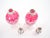 Val Saint-Lambert Val Saint Lambert Pink Glass Bottles With Diamond-Cut & Etched Decoration For Sale - Image 4 of 12