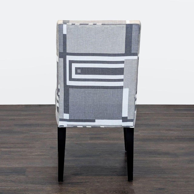 2010s Attributed Mitchell Gold + Bob Williams Upholstered Parsons Dining Chair For Sale - Image 5 of 7