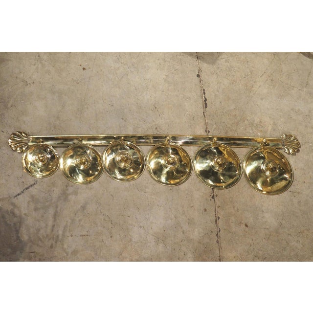 1910s Decorative Antique Brass Kitchen Wall Hanging From Languedoc, France, C. 1910 For Sale - Image 5 of 15