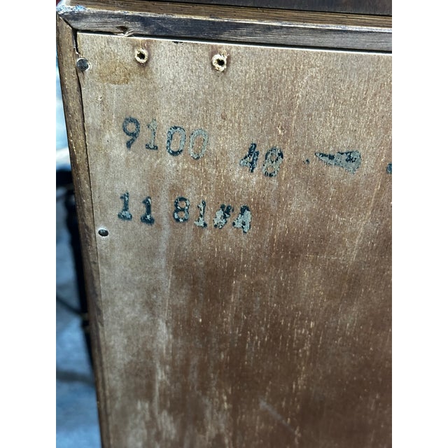 Henredon Scene One Campaign Curio Cabinet For Sale - Image 10 of 10