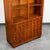 1960s Mid Century Modern Bookshelf Cabinet Drexel Esperanto Book Shelf Doors Shelving For Sale - Image 5 of 12