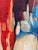 Streets of Hope 3 by Michelle Jader | Oil On Panel People walking in a city street scene. For Sale - Image 4 of 4